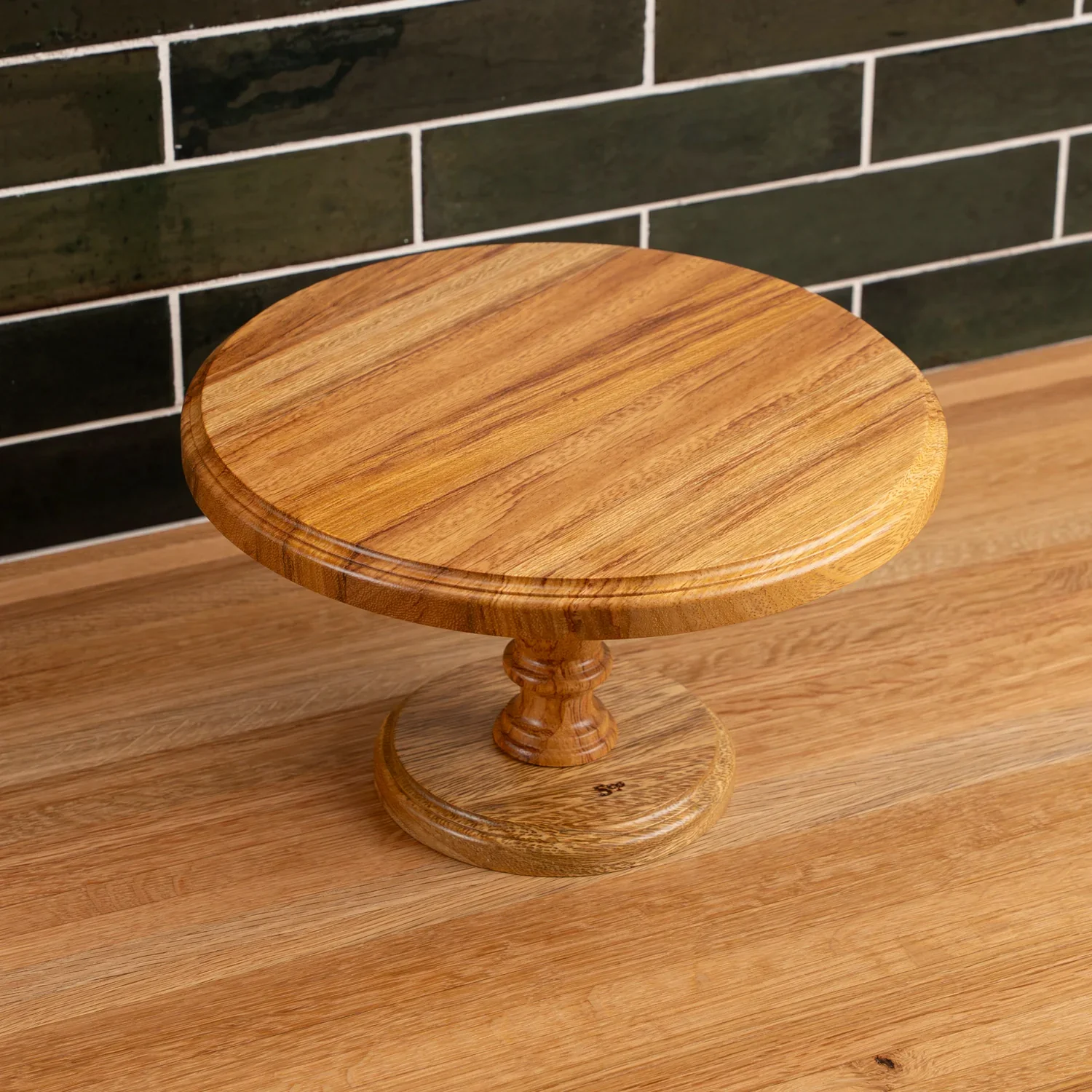 Brazilian Oak Cake Stand - Image 3