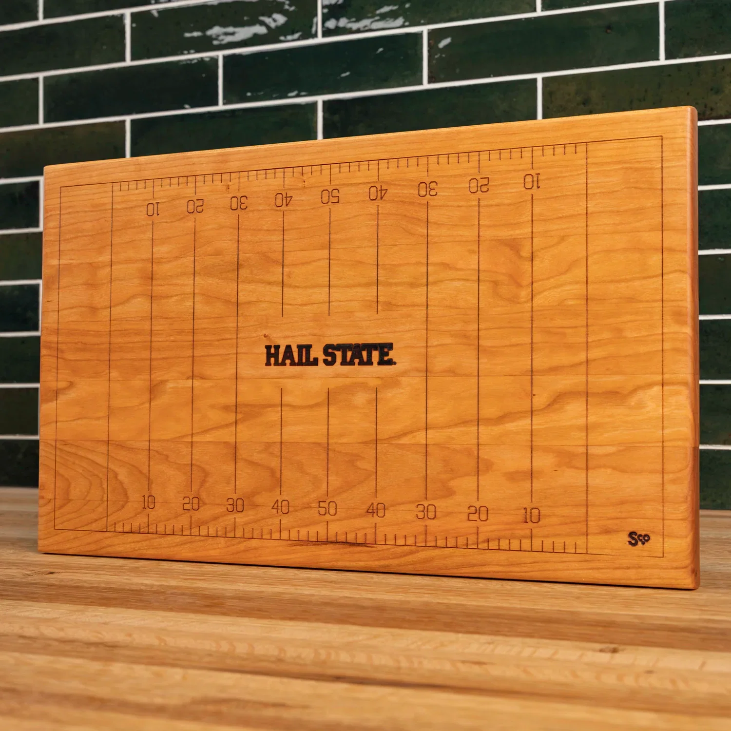 Cherry Mississippi State Football Field Serving Board - Image 9