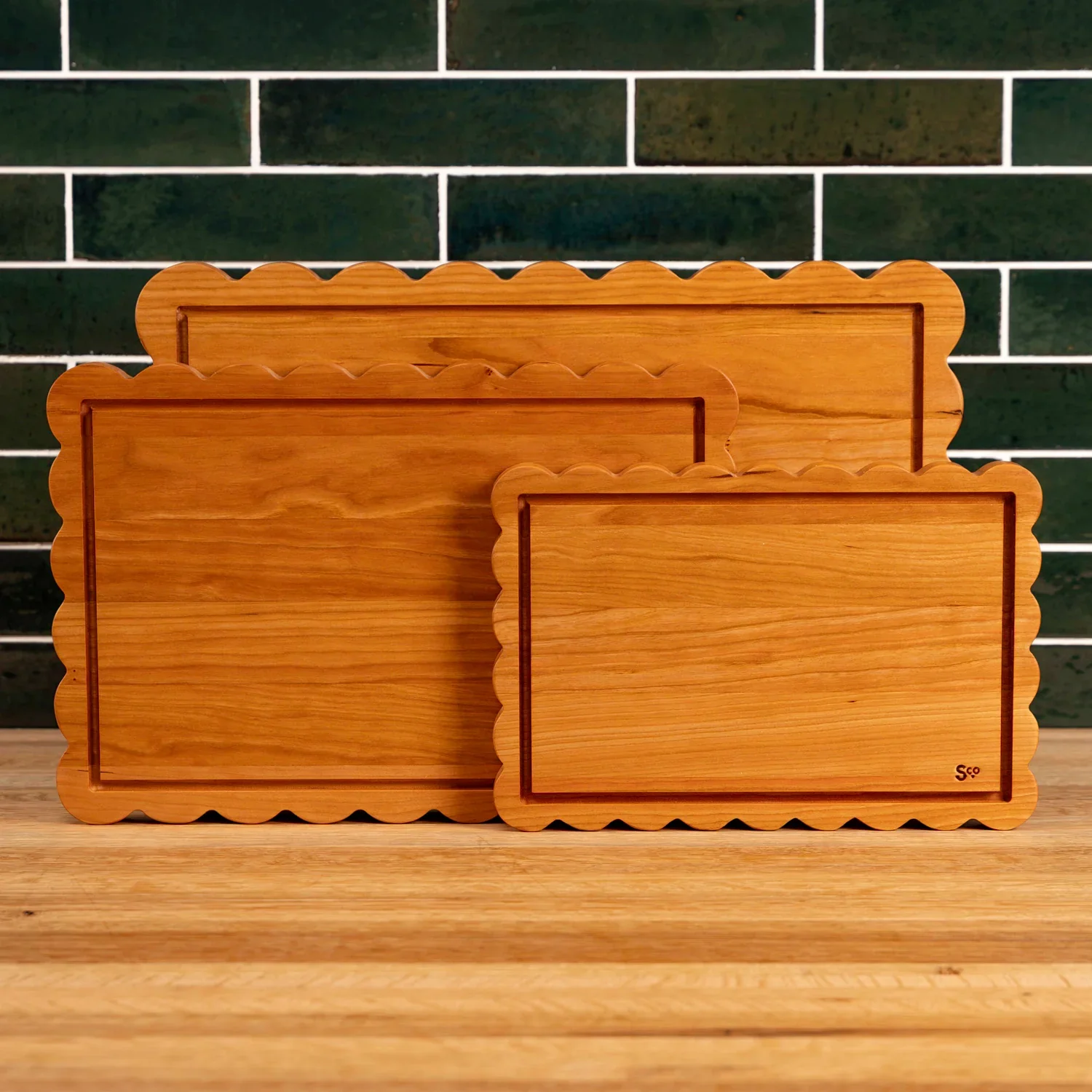Cherry Scalloped Serving Board - Image 7