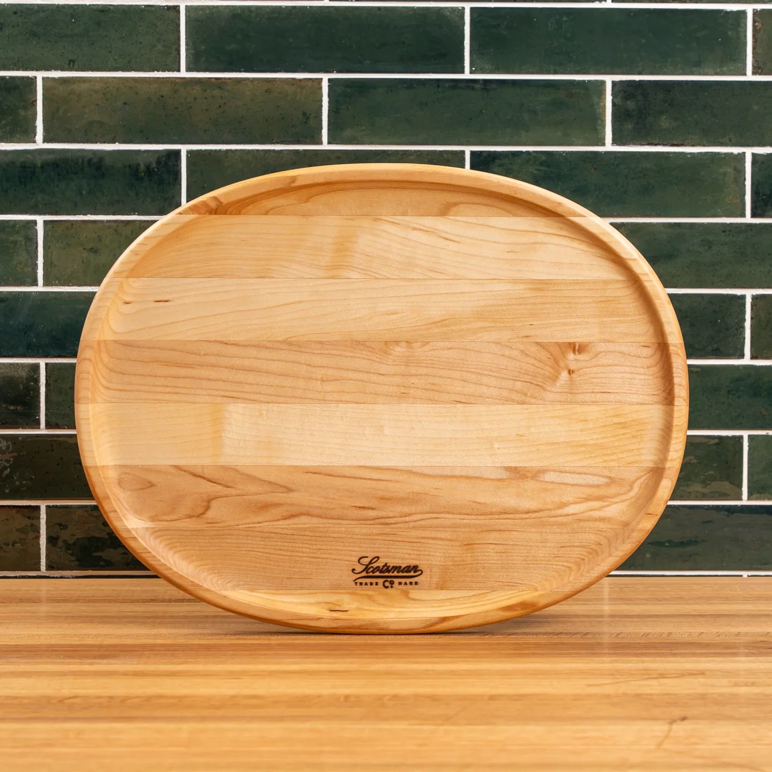 Maple Oval Carving Board - Image 8