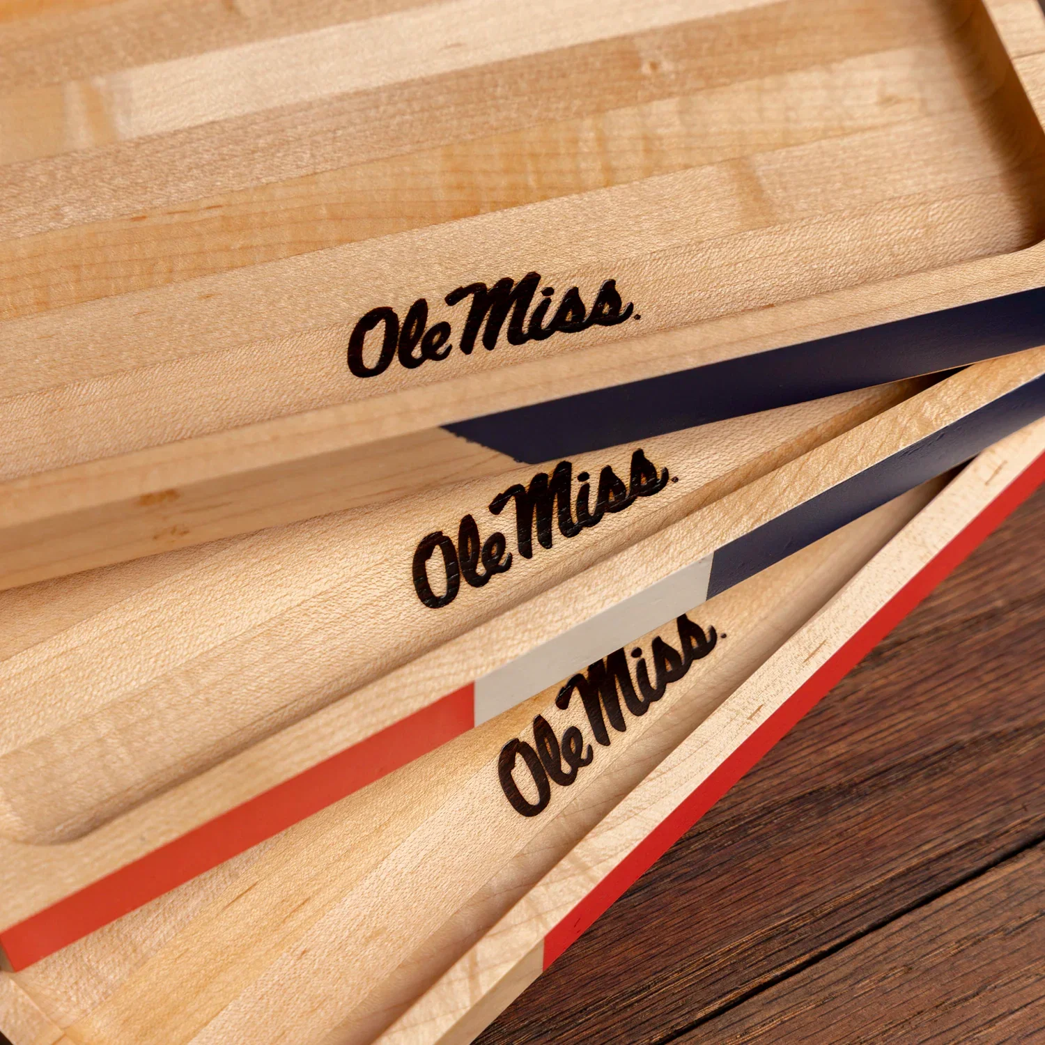 Ole Miss Limited Edition Wooden Valet - Image 7
