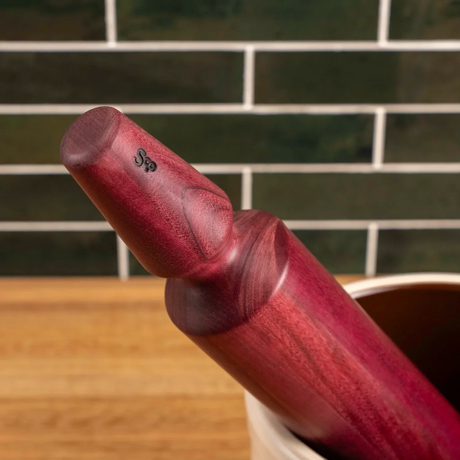 Purple Heart Heirloom Rolling Pin - Image 5