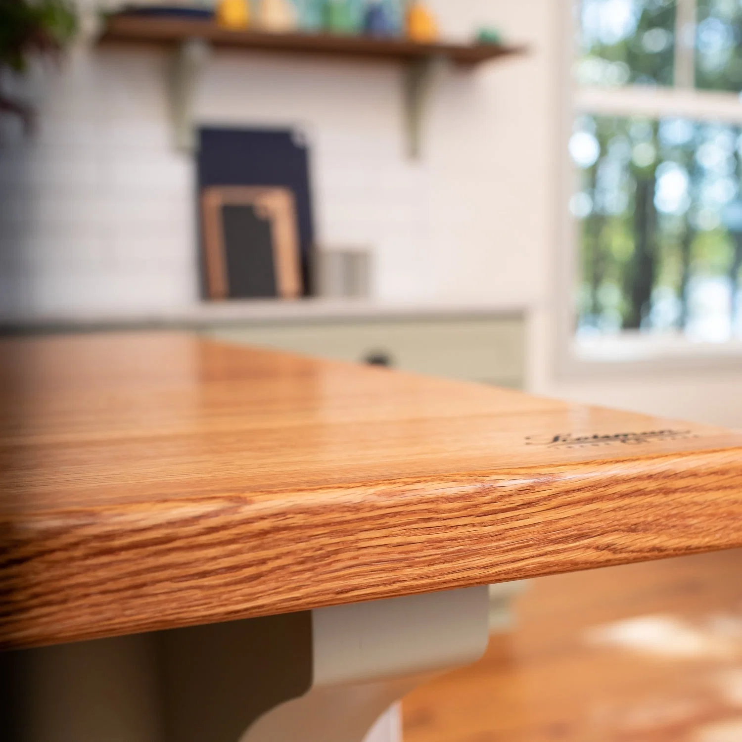 Red Oak Island Top Polyurethane Finish - Image 7