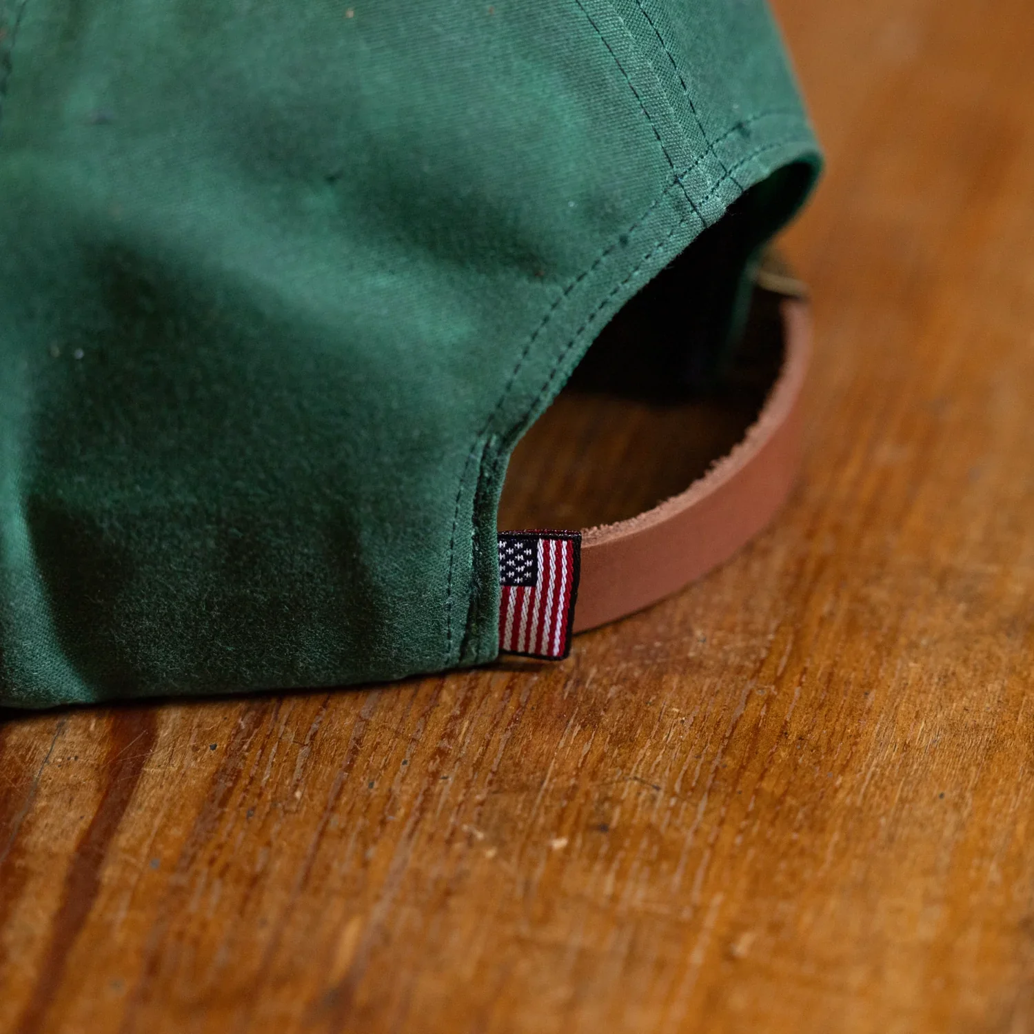 Scotsman Co. Hunter Green Waxed Cotton Cap - Image 6
