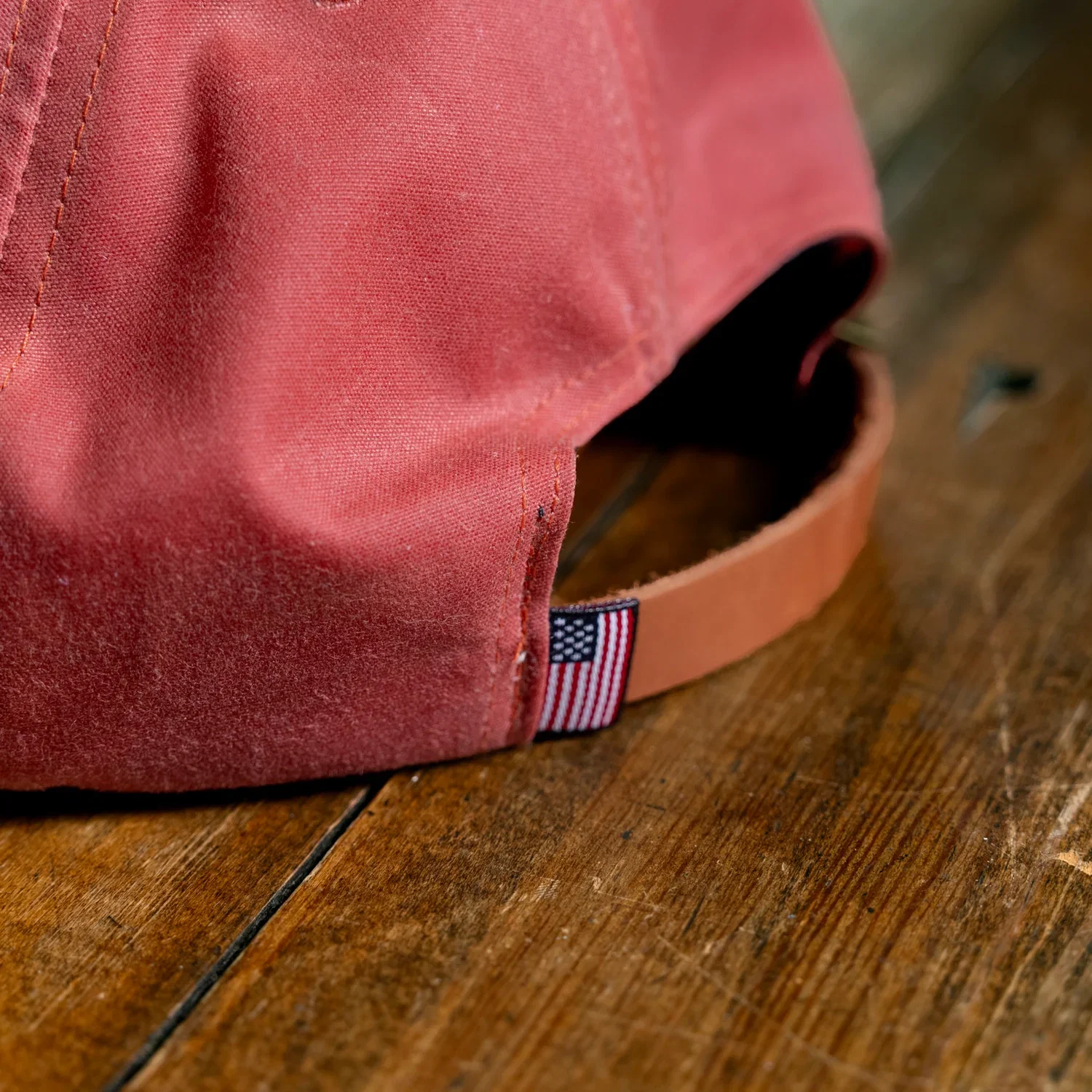 Scotsman Co. Red Waxed Cotton Cap - Image 7