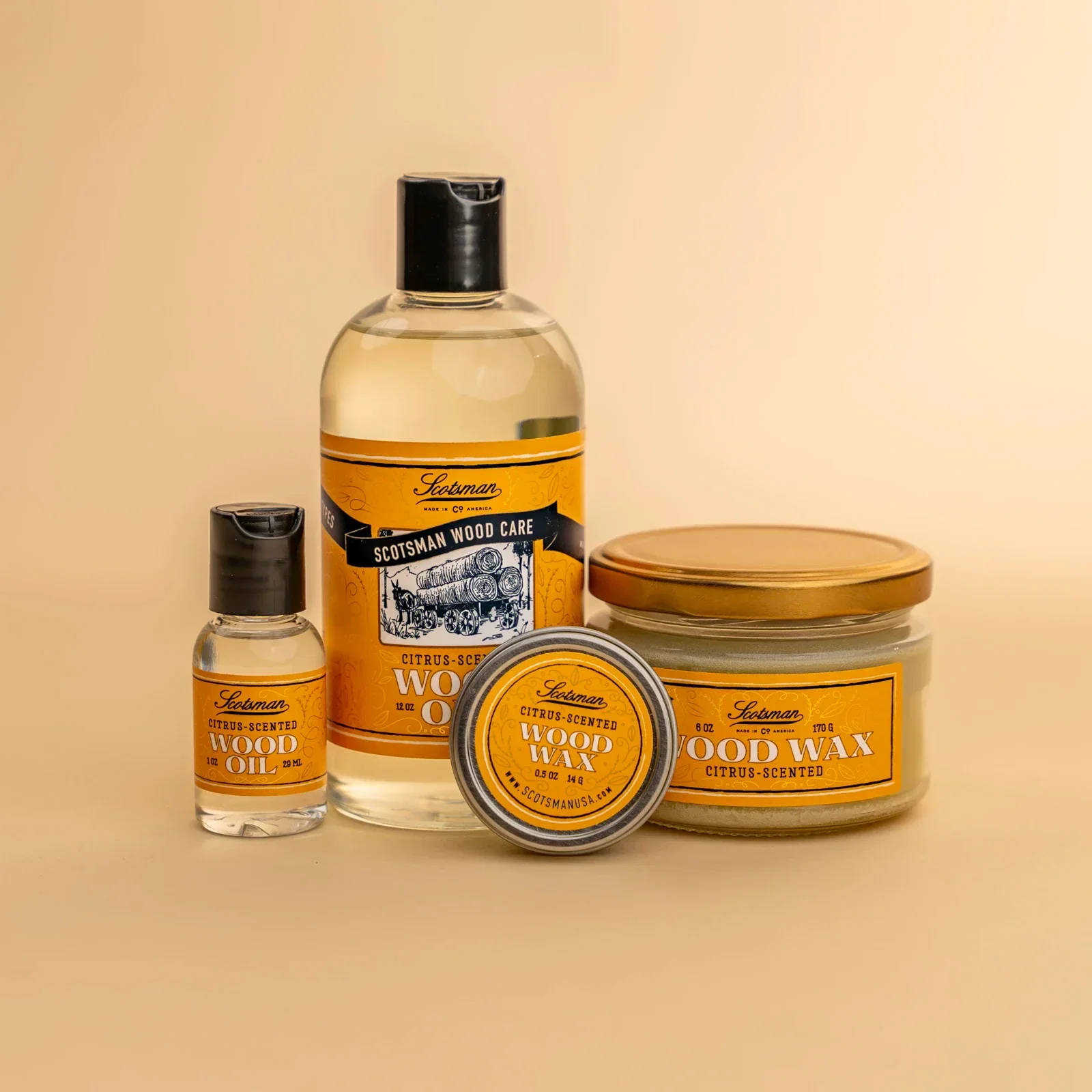 Scotsman Co. Wood Wax | Citrus Scented- Single Use - Image 3