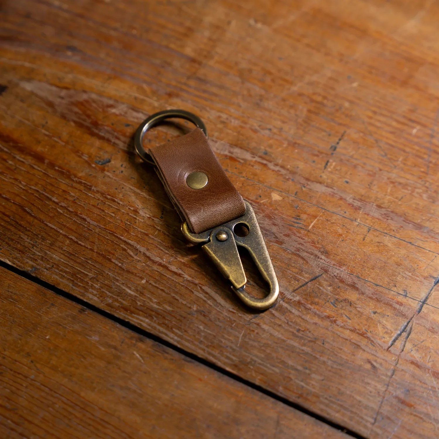Scotsman Leather Hook Keychain