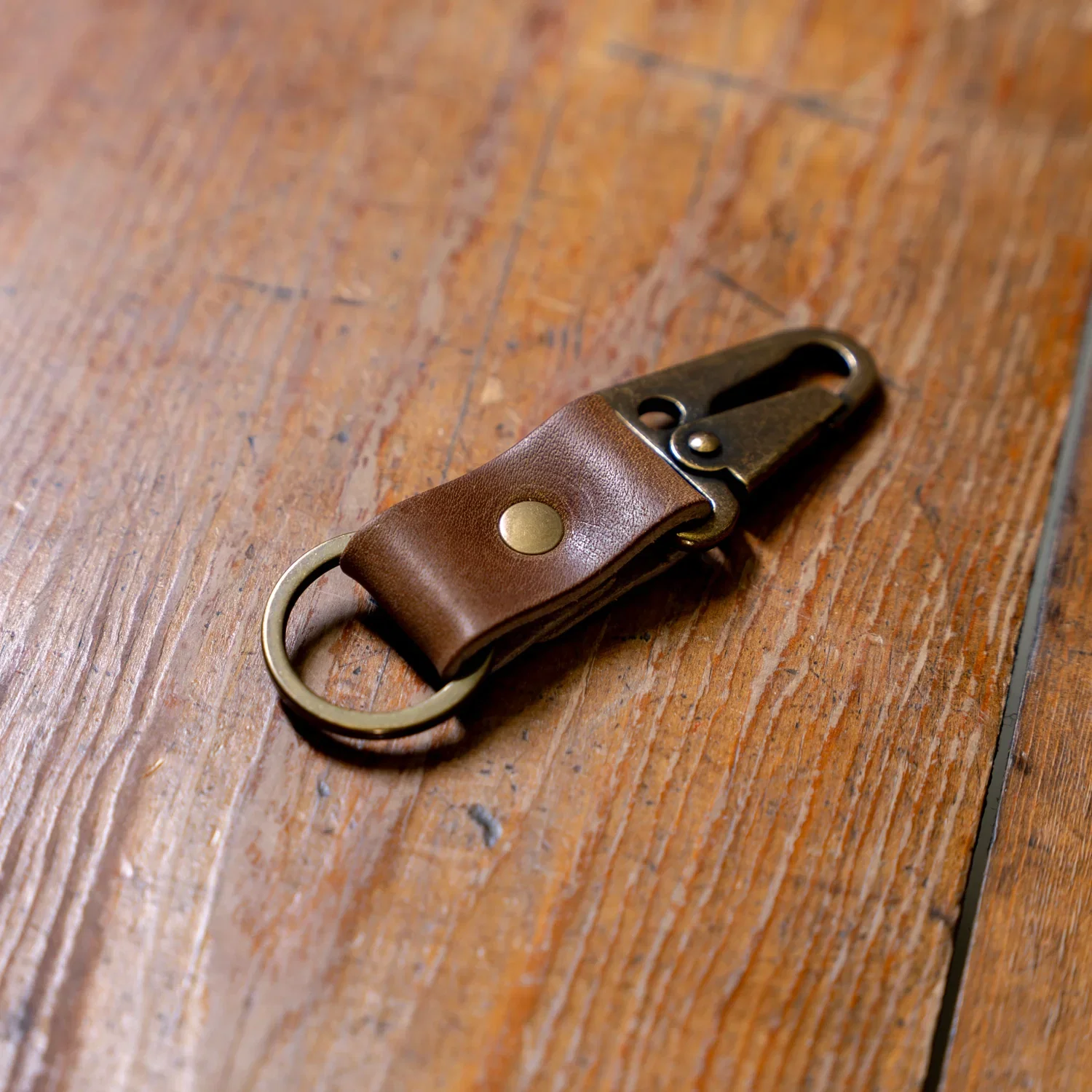 Scotsman Leather Hook Keychain - Image 2