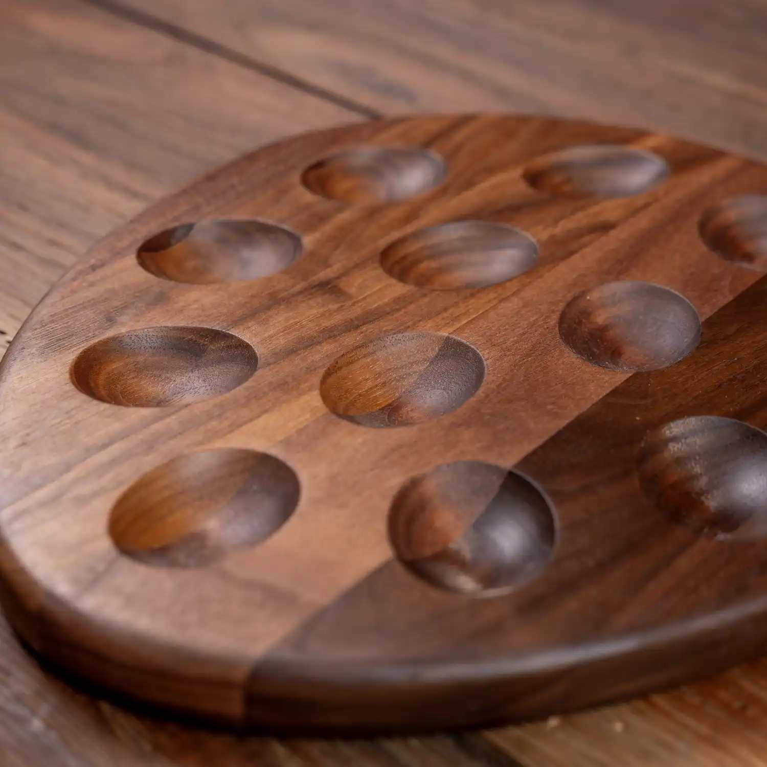 Walnut Deviled Egg Tray | 12 egg - Image 6