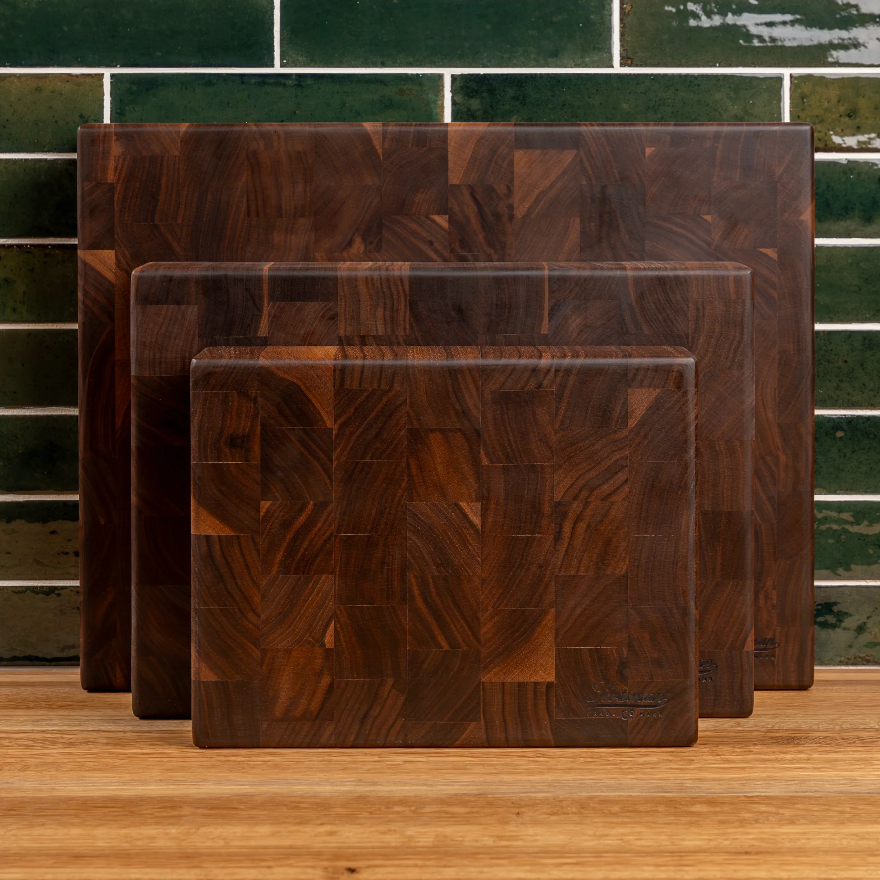 Walnut End Grain Rectangle Butcher Block - Image 2