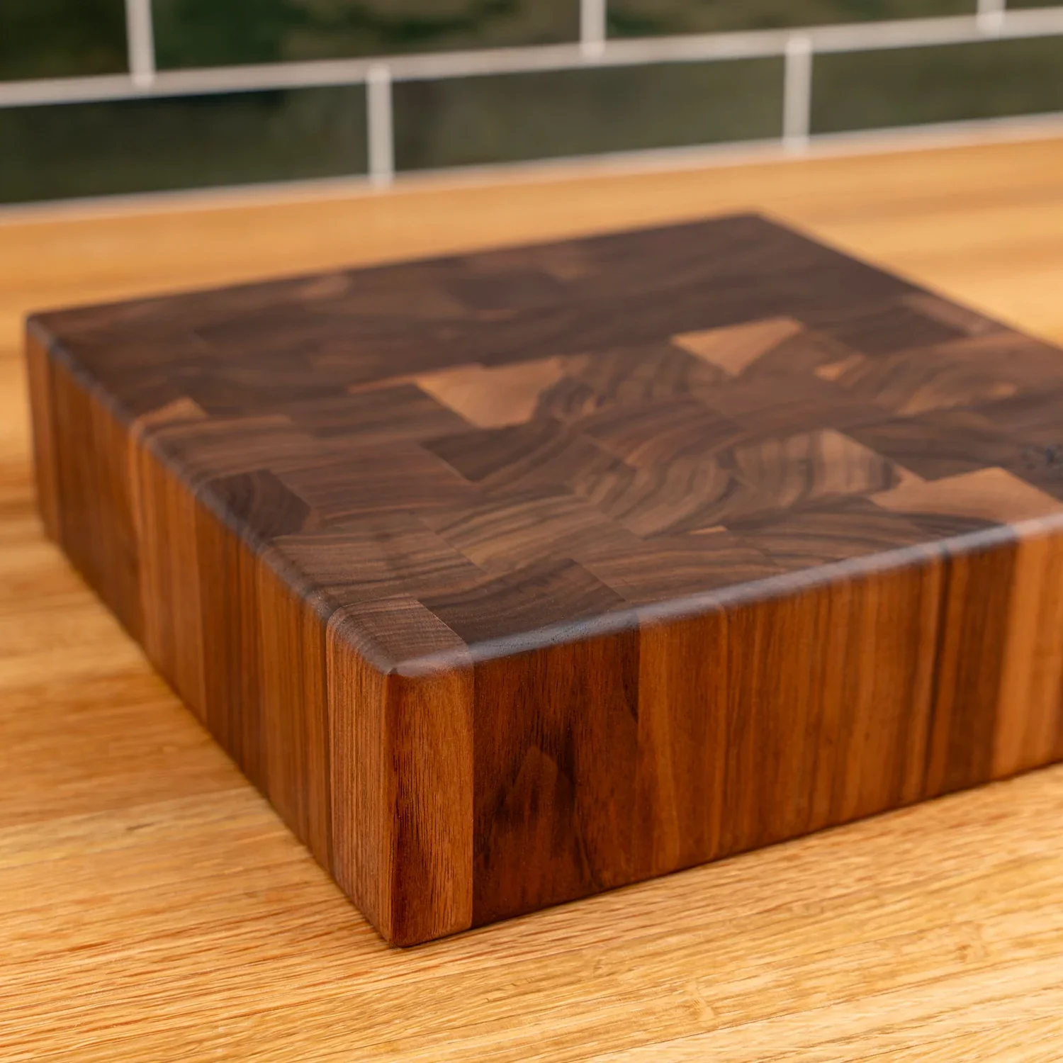 Walnut End Grain Square Butcher Block - Image 9