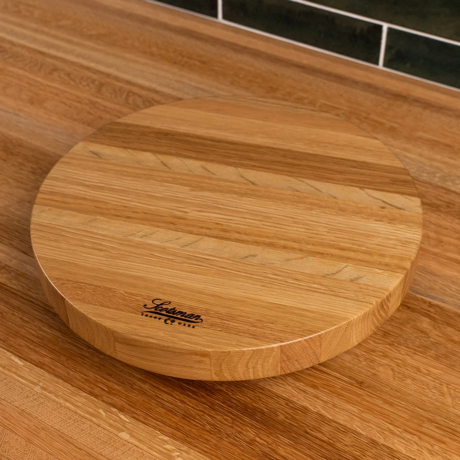 White Oak Round Cake Stand - Image 7
