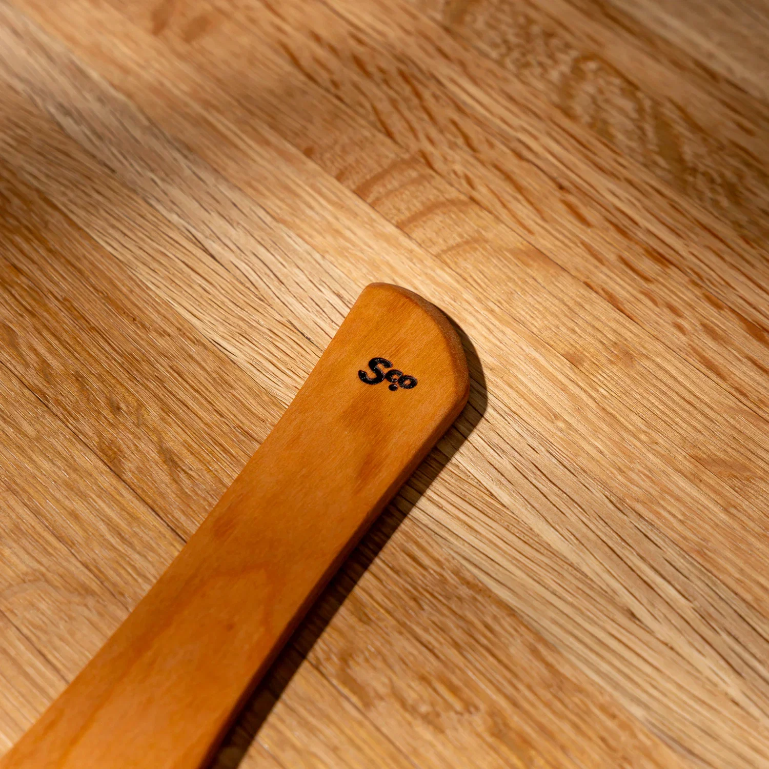 Cherry Dual-Ended Wooden Spatula - Image 4
